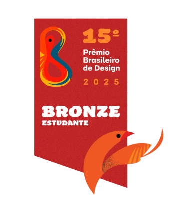 Selo de bronze do Prêmio Brasileiro de Design 2025