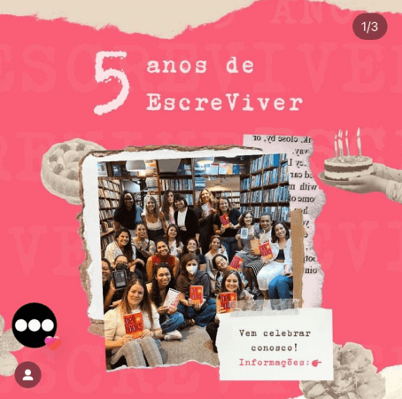 An old post celebrating five years of EscreViver